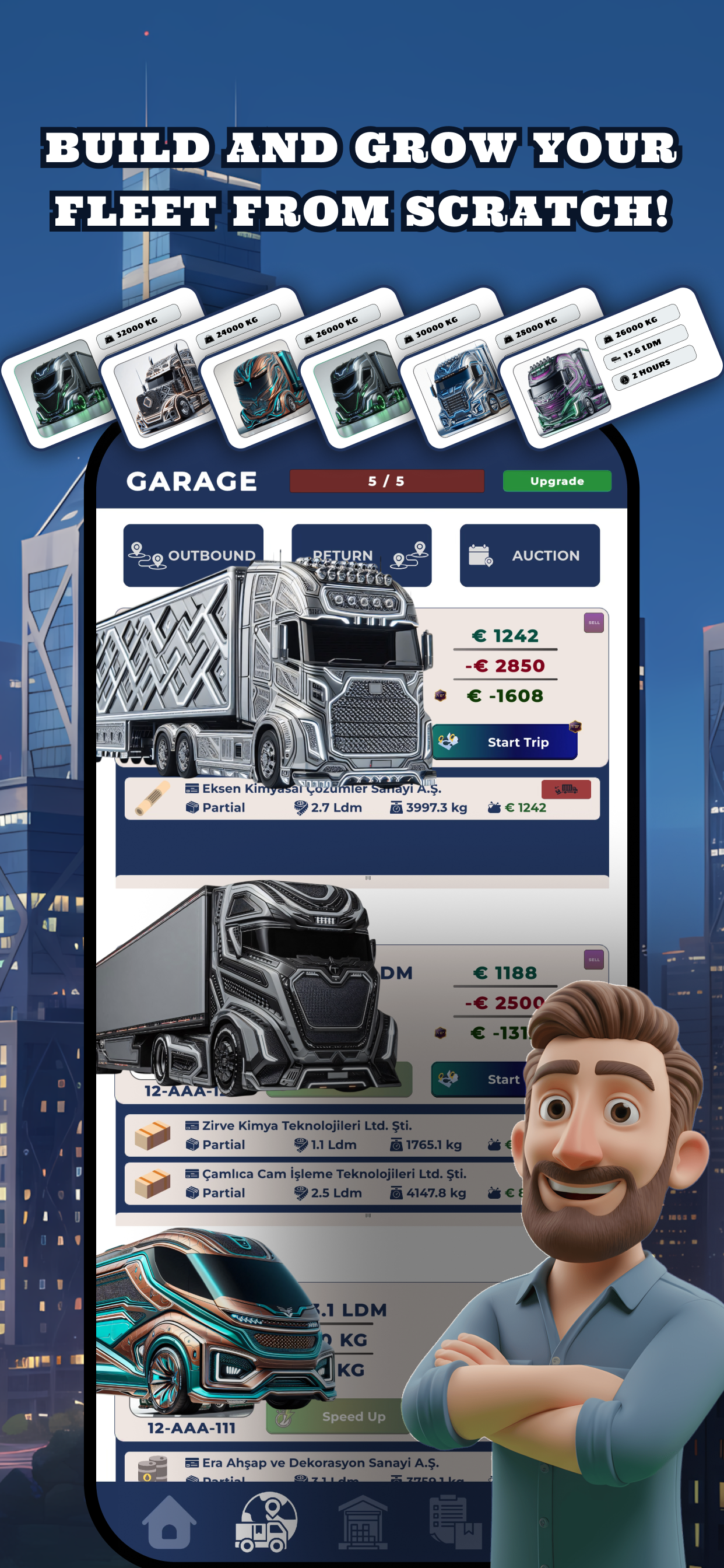 Truckivery: Transport Career screenshot 2