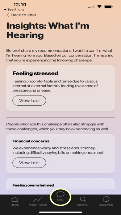Inner Peak AI iPhone screenshot 7 - Lifestyle app