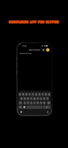 Glyphsmitter iPhone screenshot
