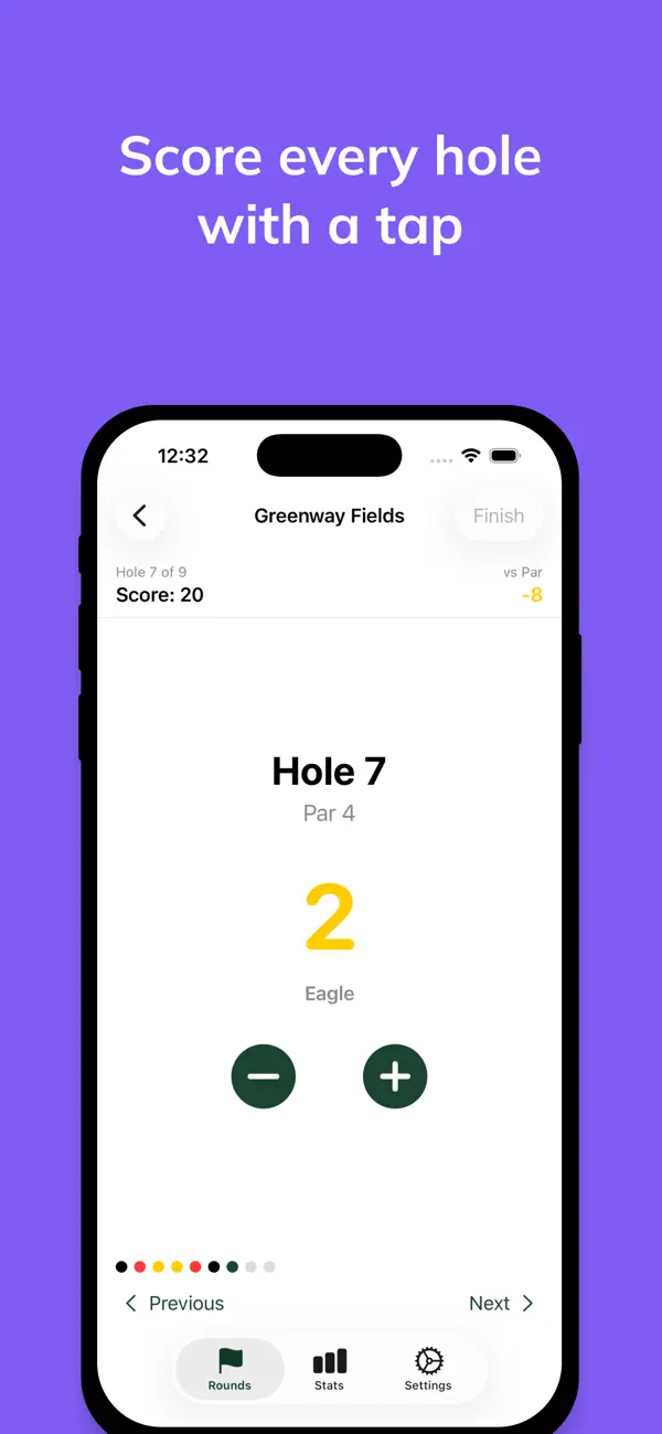 Screenshot #2 pour Bogee – Golf Score Tracker
