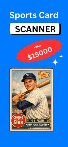 Sports card scanner no ads screenshot