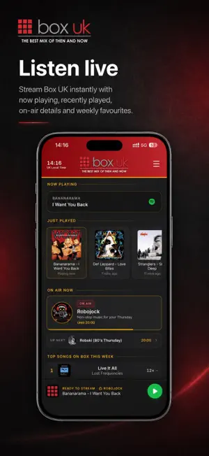 Box UK & Dance Radio UK screenshot 1