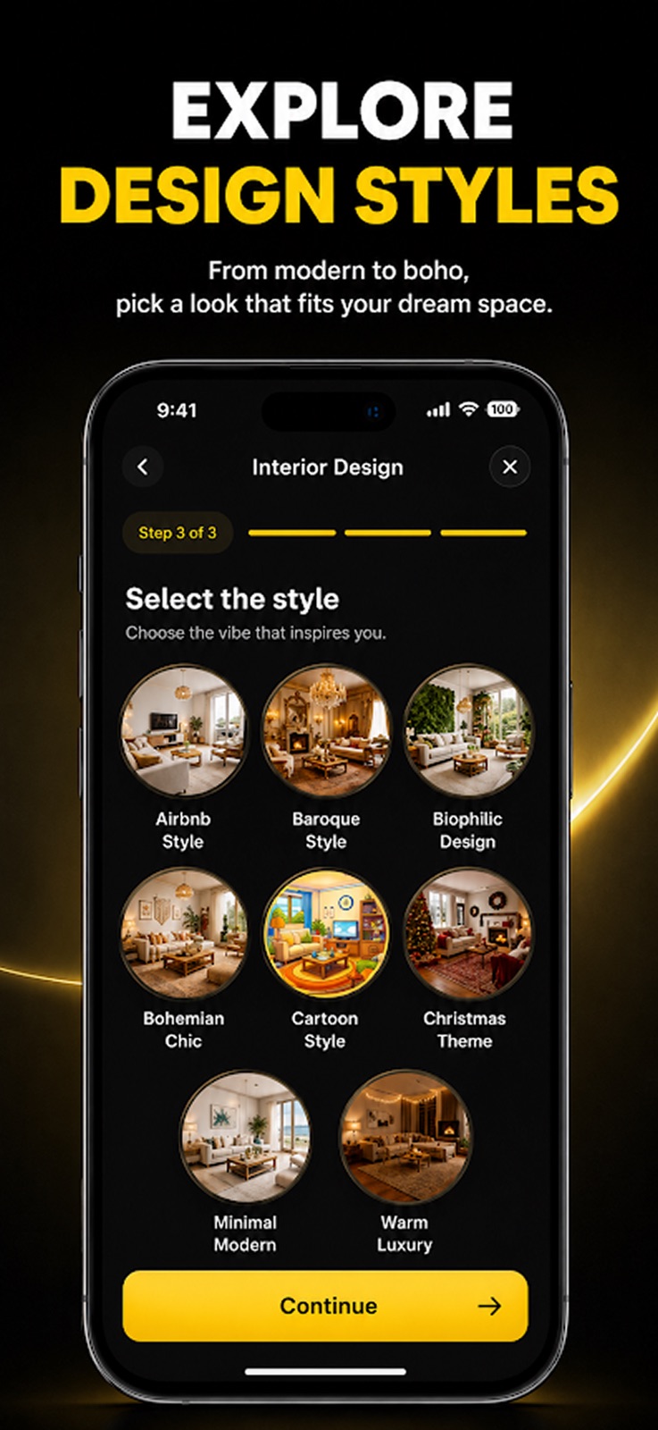 AI Interior Design: Adiz Space iphone screenshot 4