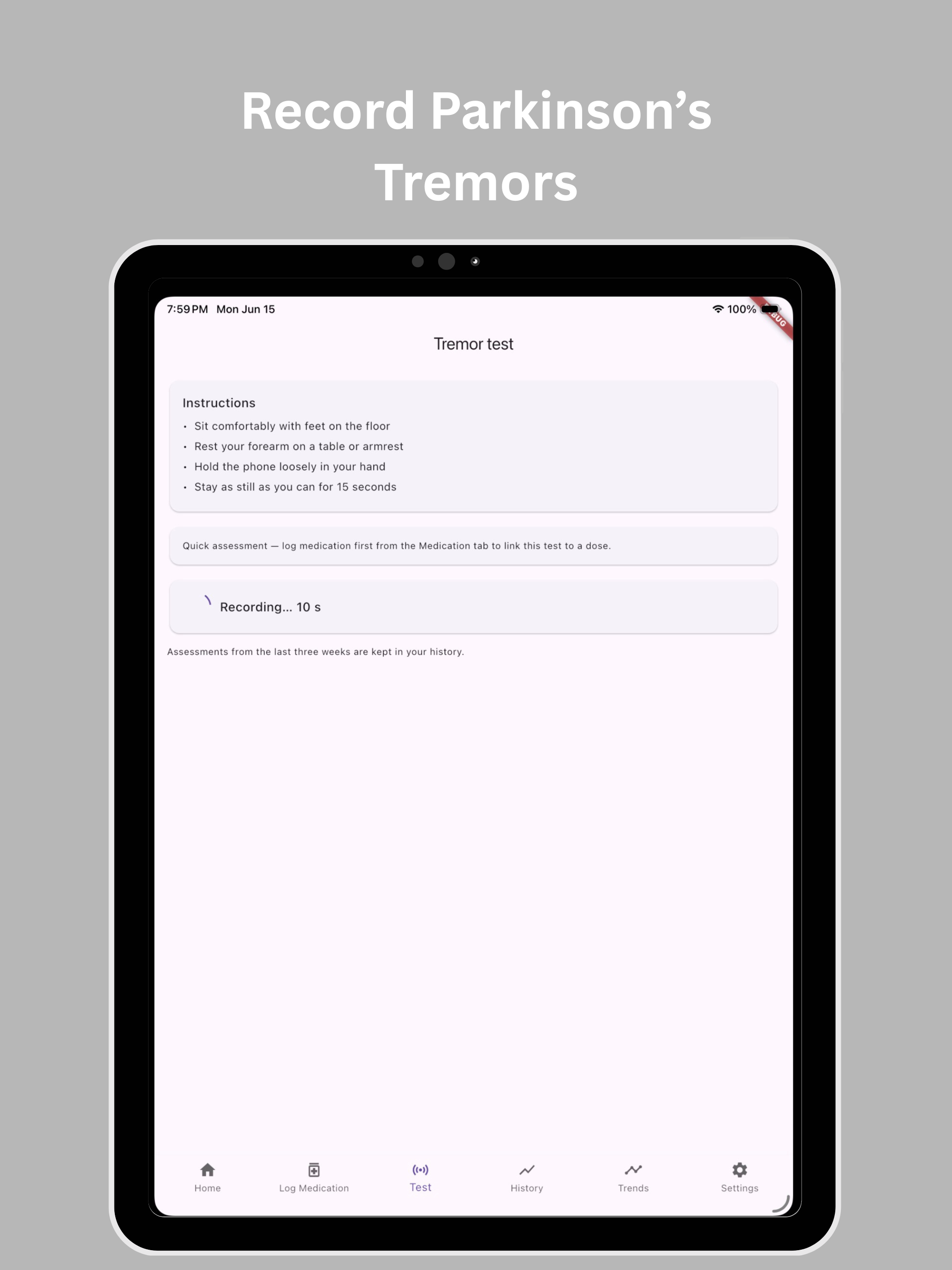 TremorTracer:Track Parkinson's screenshot 7