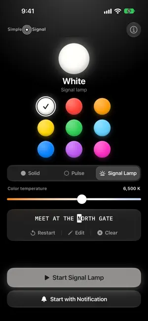 SimpleSignal screenshot 2