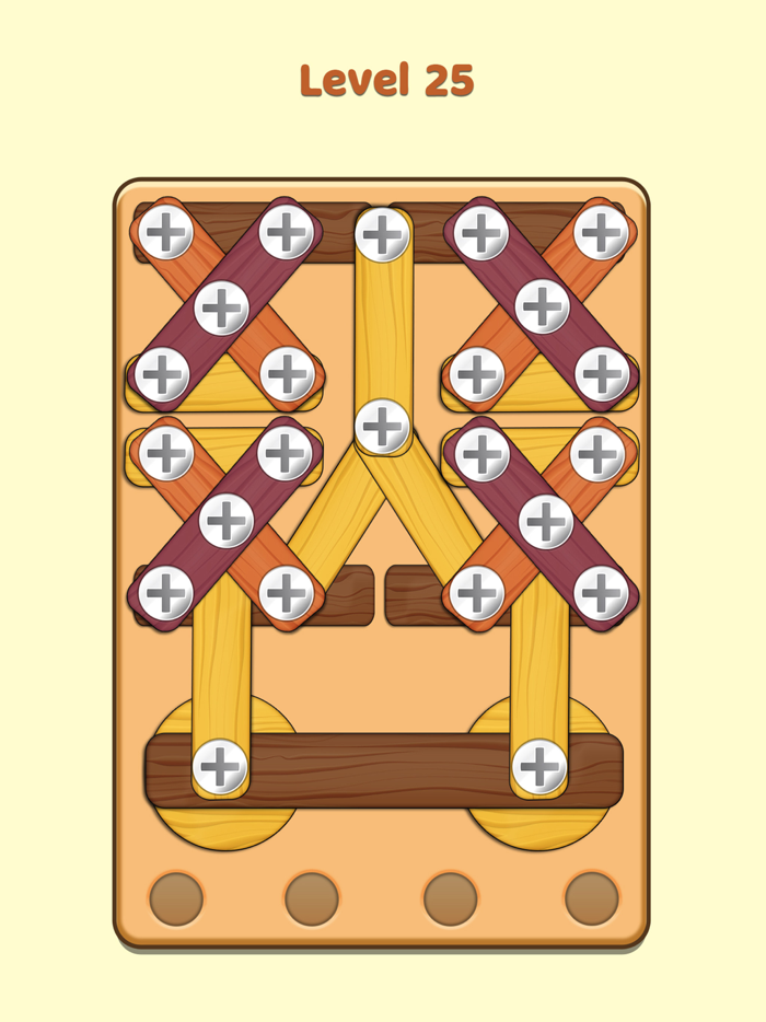 Unscrew Pin Wood Puzzle Master