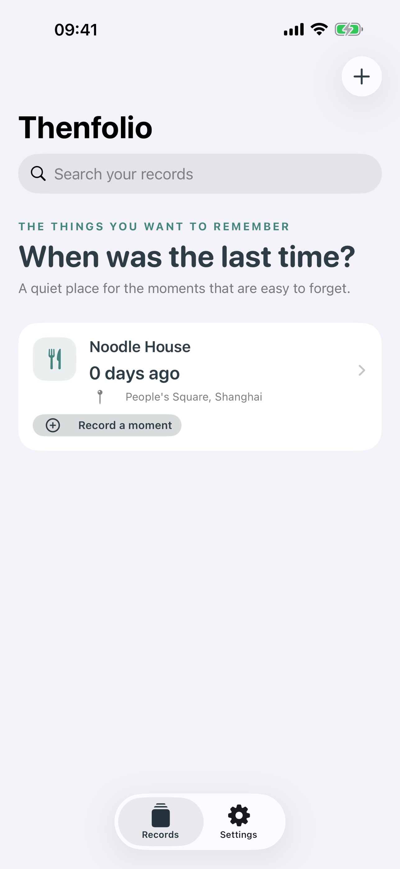 Screenshot 1 of Thenfolio