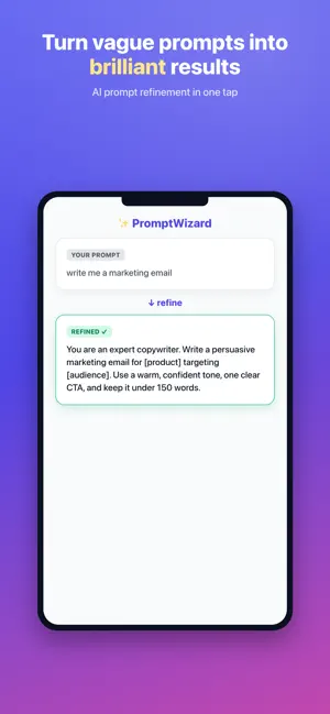PromptWizard screenshot 1
