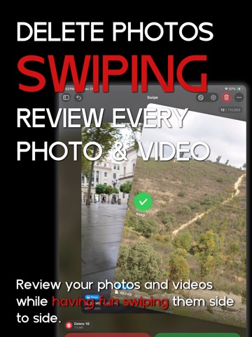 SwipeClean: Clean Photo Space iPad screenshot