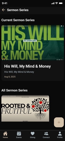 New Church of Faith iPhone screenshot