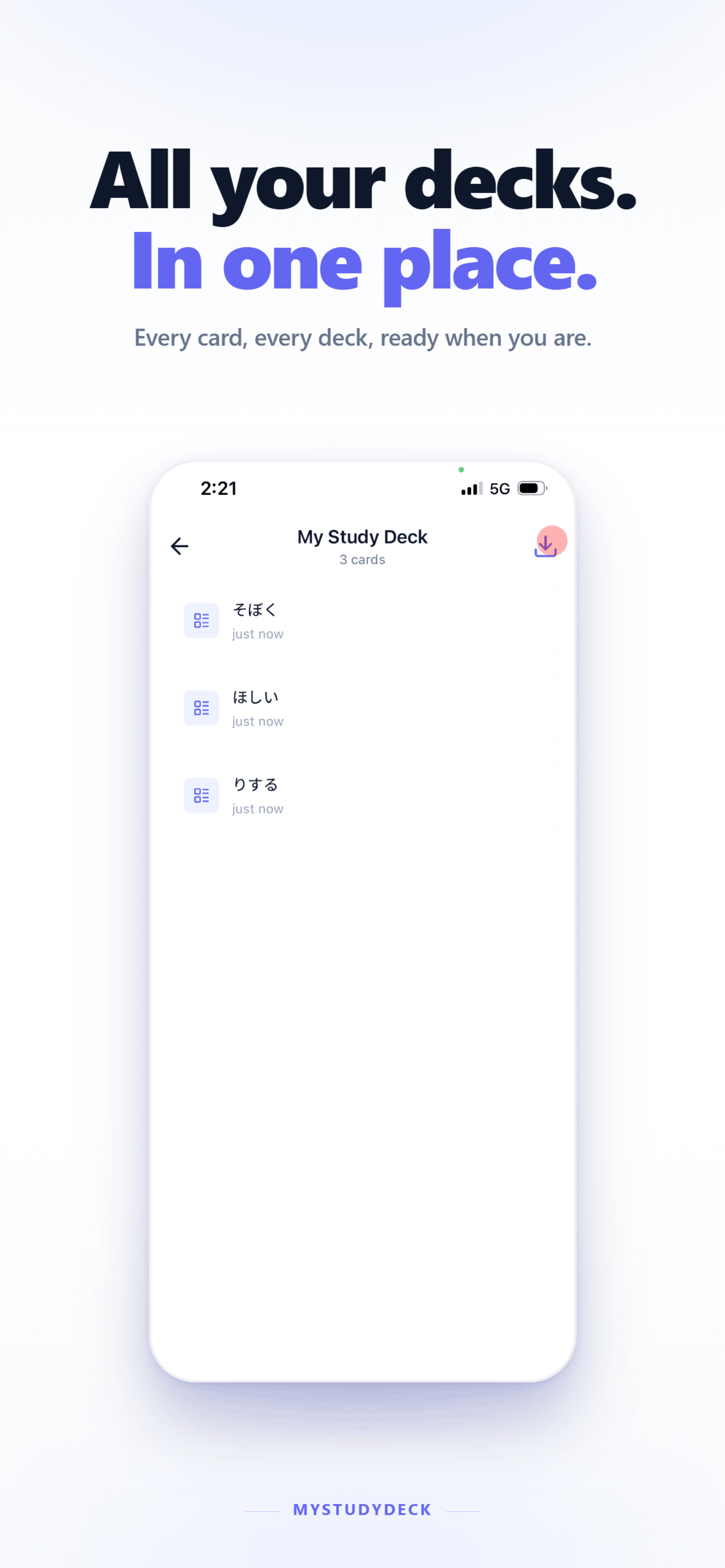 MyStudyDeck screenshot 5