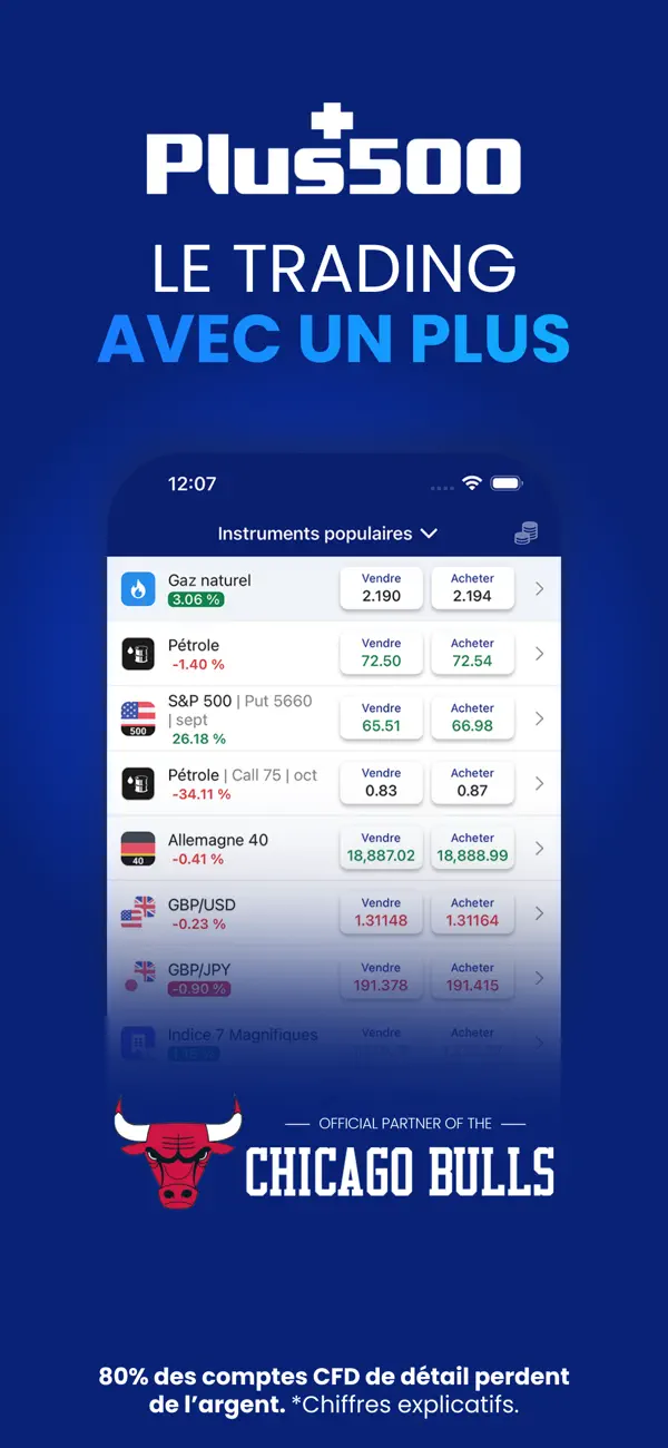Screenshot #1 pour Trading Plus500