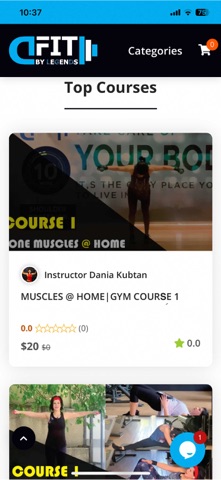 Dfit Online Training Portal screenshot
