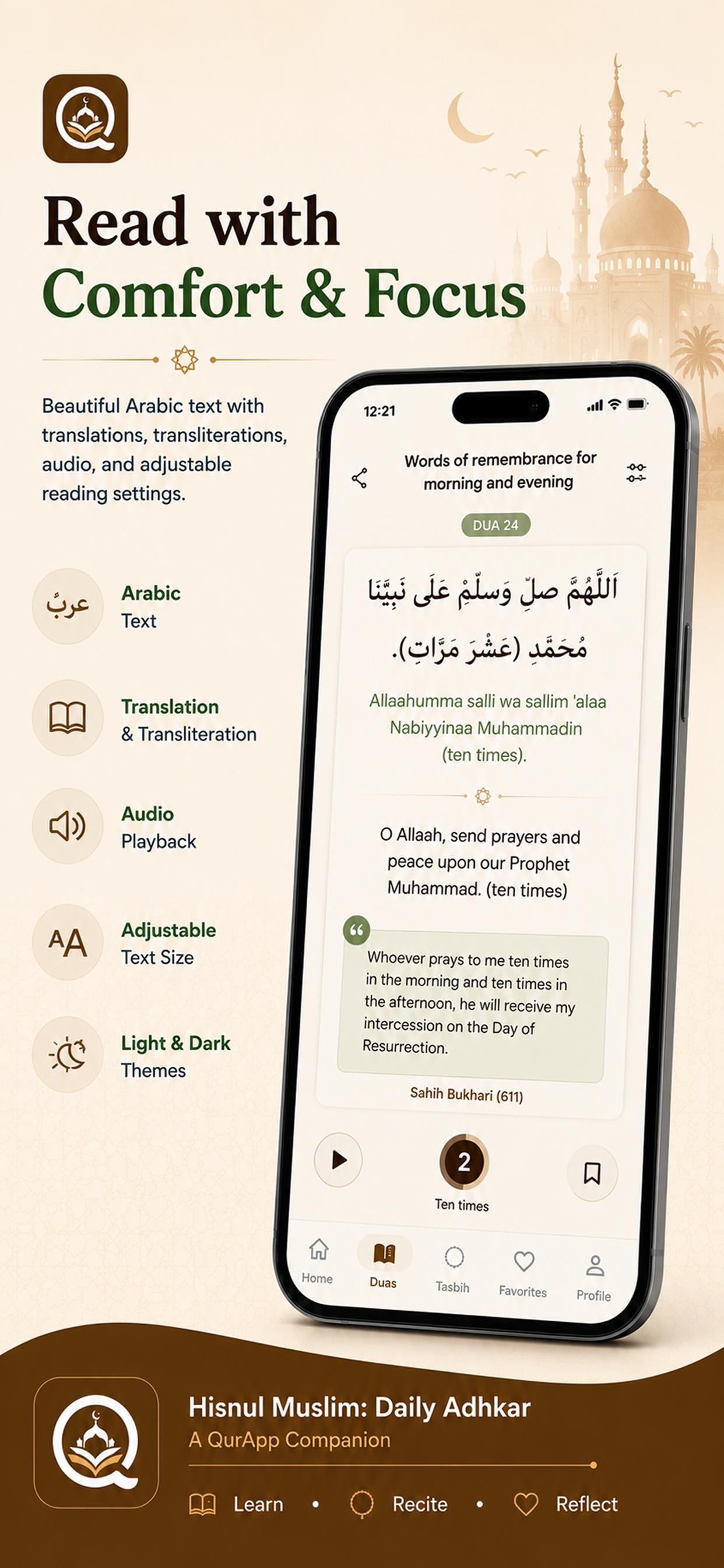Hisnul Muslim by QurApp screenshot 3