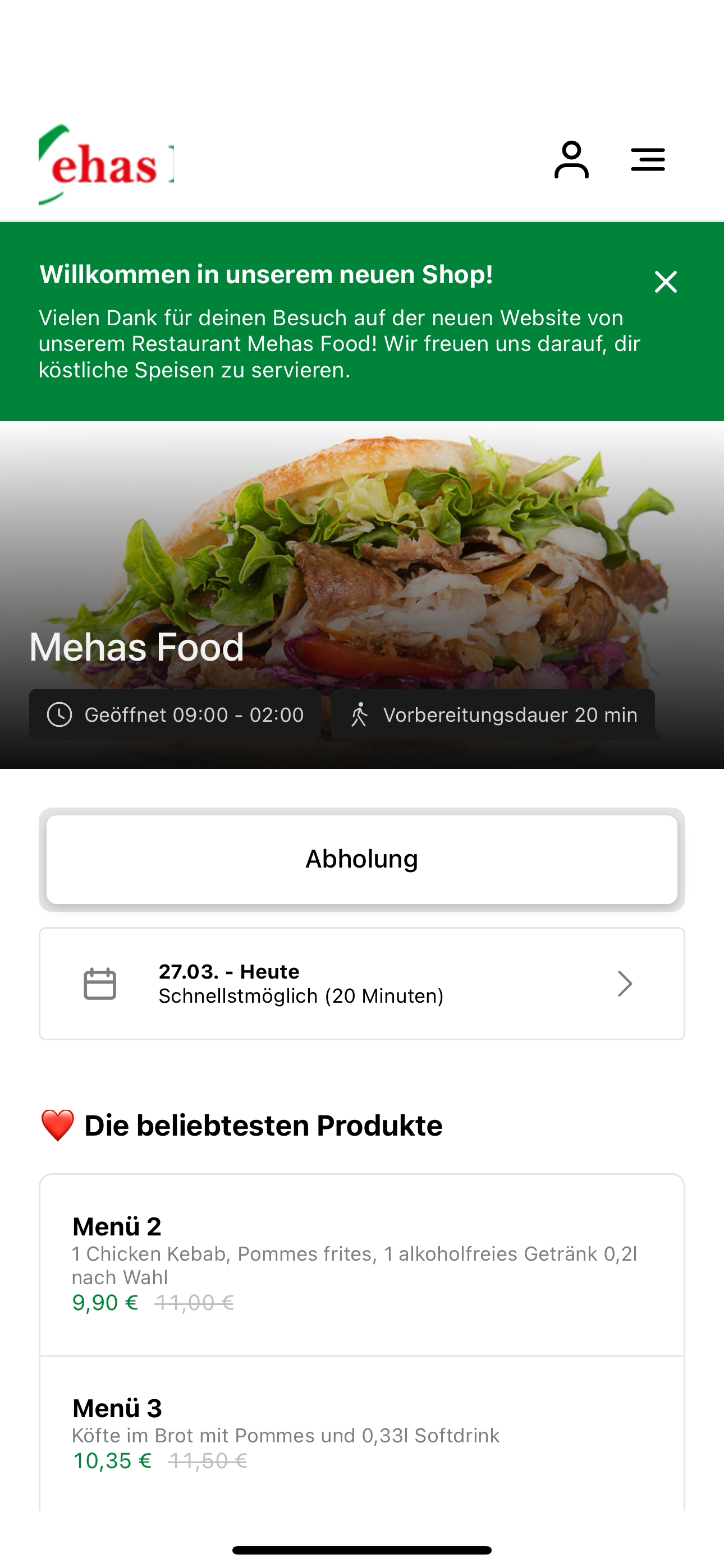 Mehas Food screenshot 3