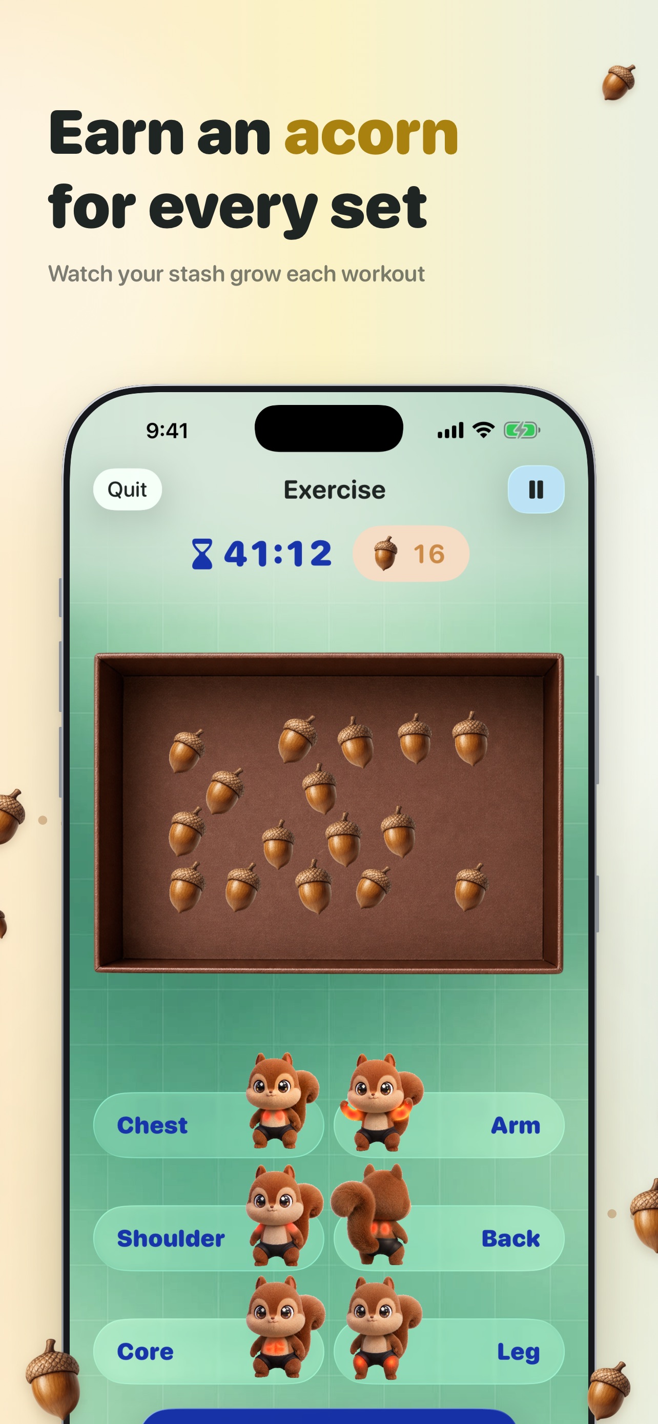 Screenshot 3 of OakUp: Workout Tracker