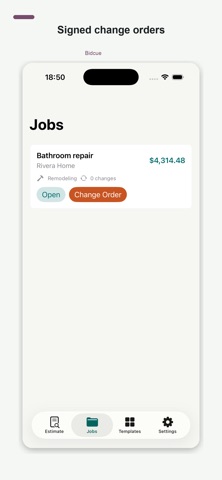 Contractor Estimate Bidcue Screenshot 4 of 5