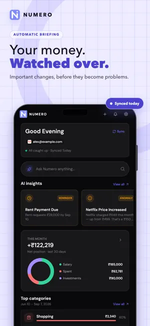 Numero: Expense AI screenshot 1