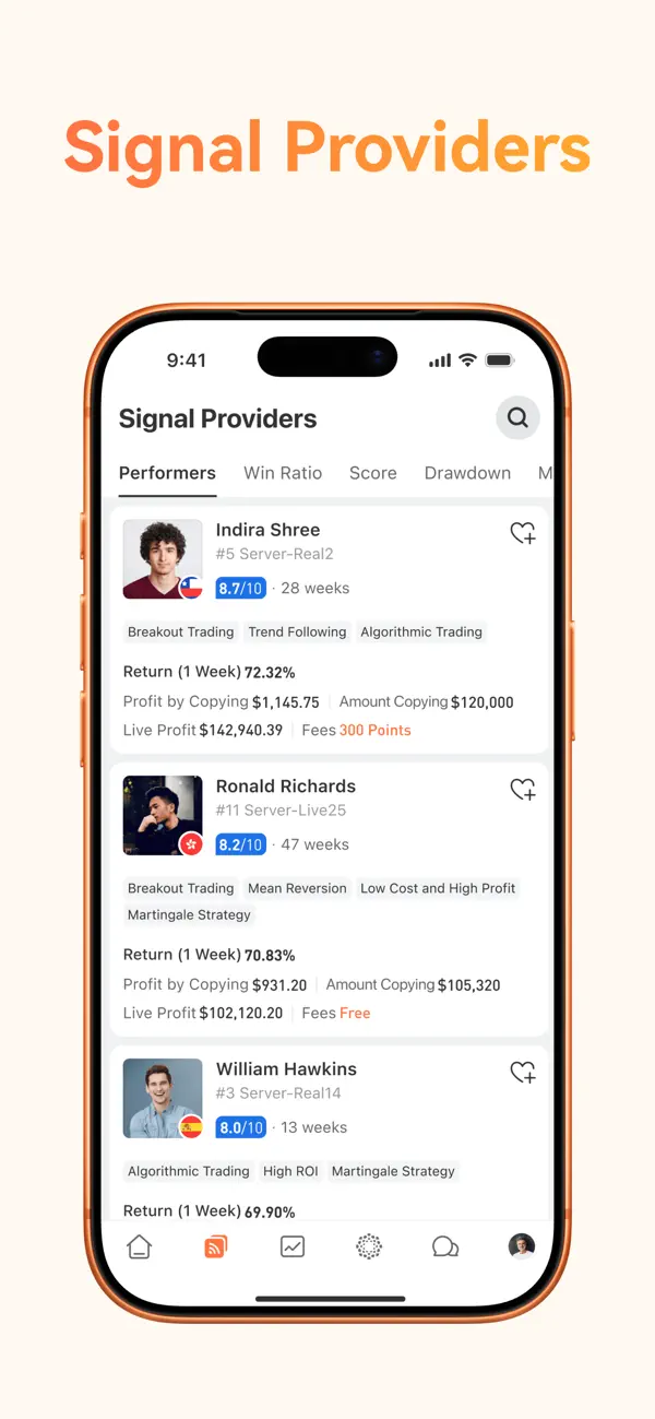 Screenshot #3 pour Followme - Trading Community