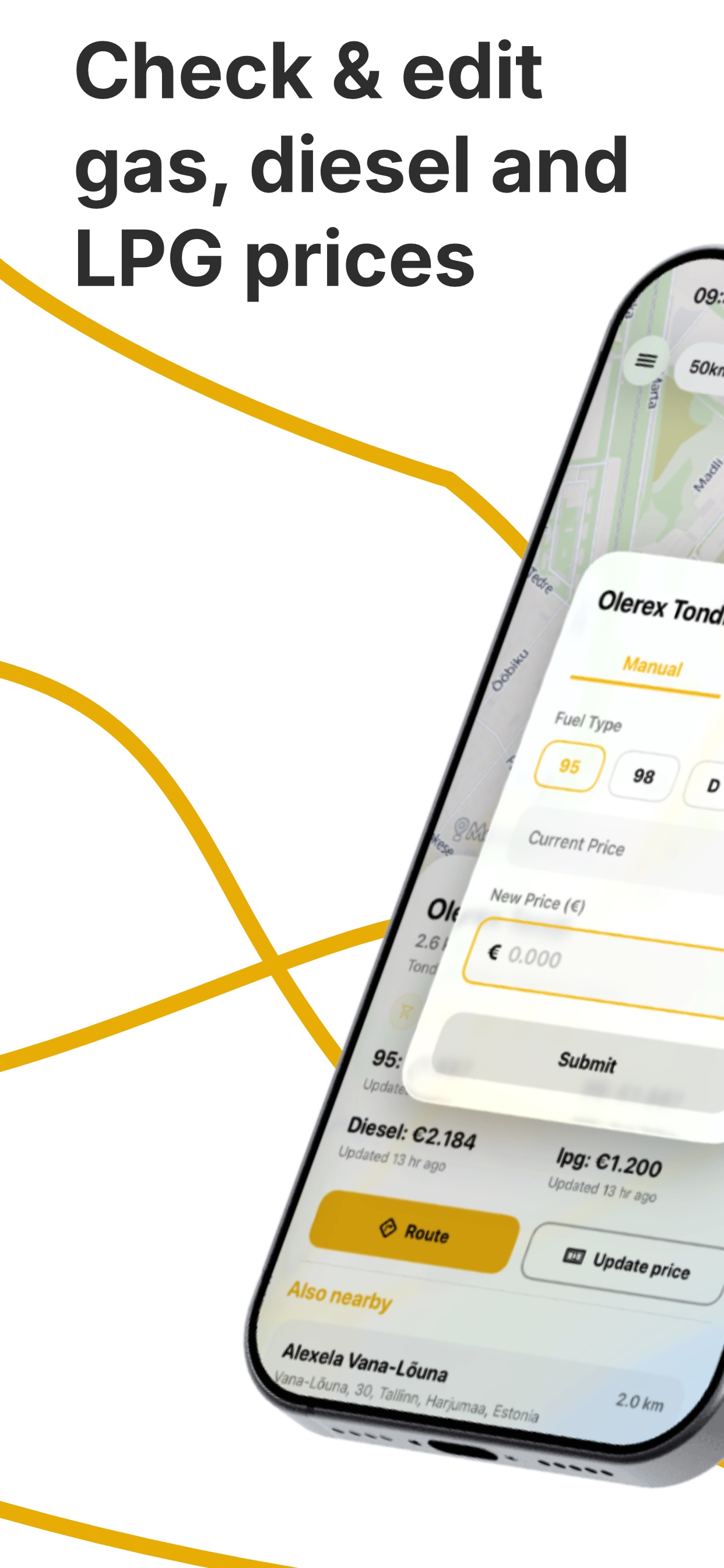 Screenshot 4 of Benzina: Fuel Prices & Map