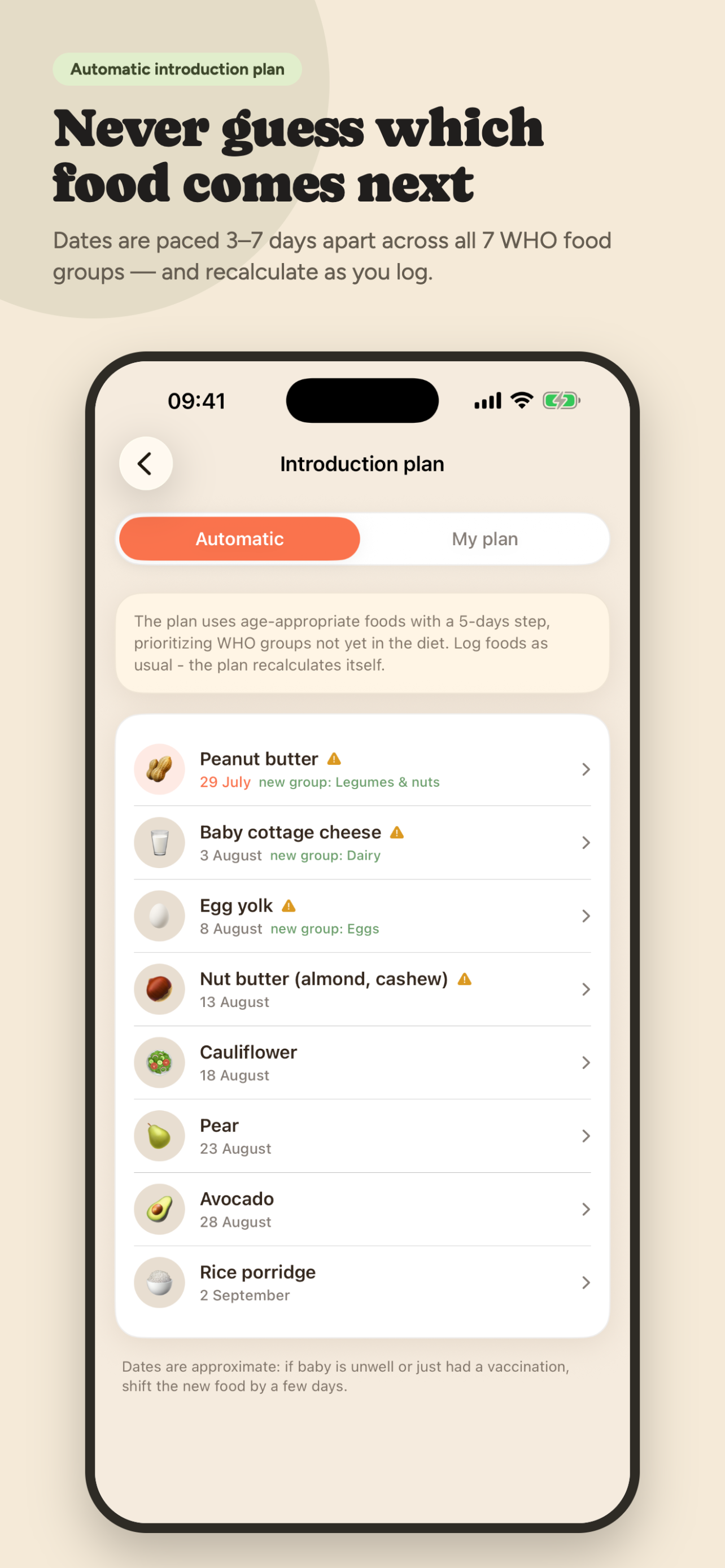 Solid: Baby Food Tracker screenshot 5