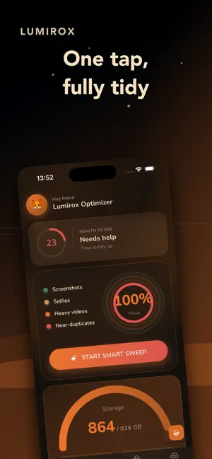Lumirox Optimizer screenshot 1