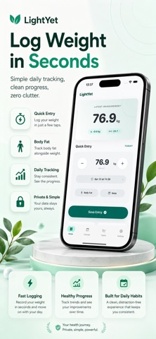 LightYet: Body Fat Tracker Screenshot 1 of 10