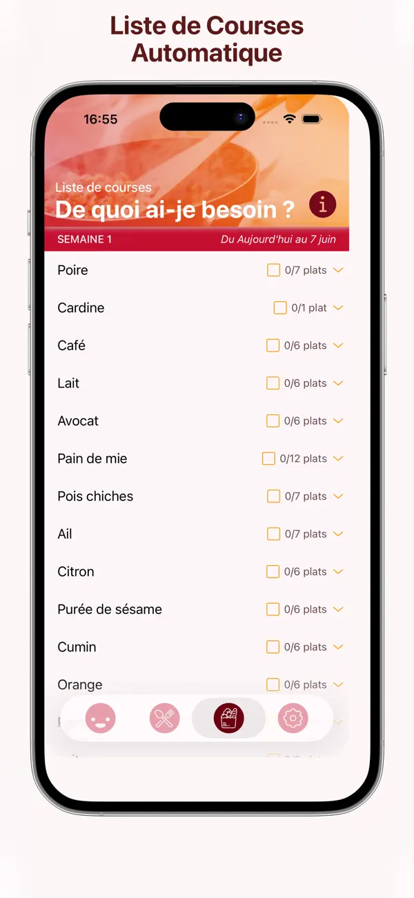 Screenshot #3 pour Menu IA : Planificateur Repas