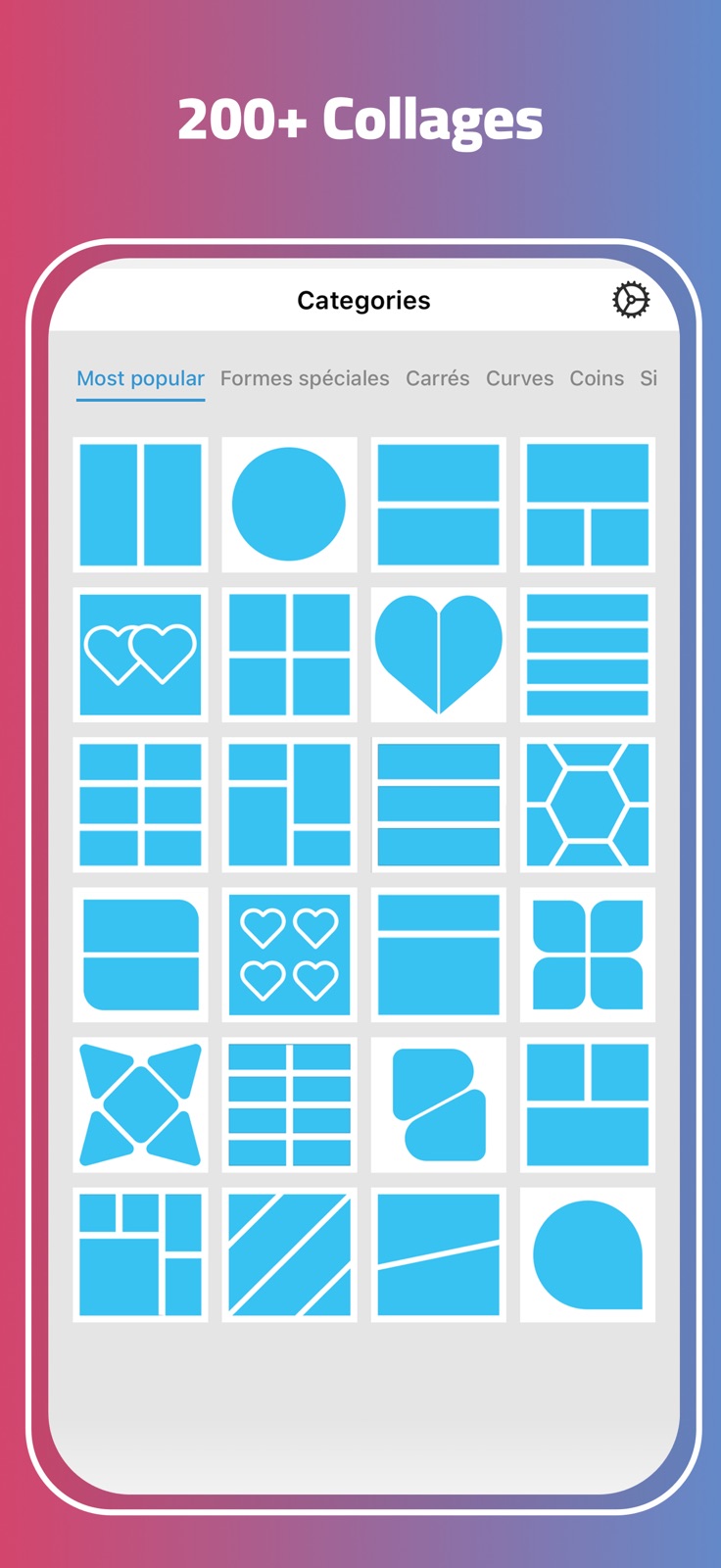 Live Collage Maker Grid Layout iphone screenshot 2