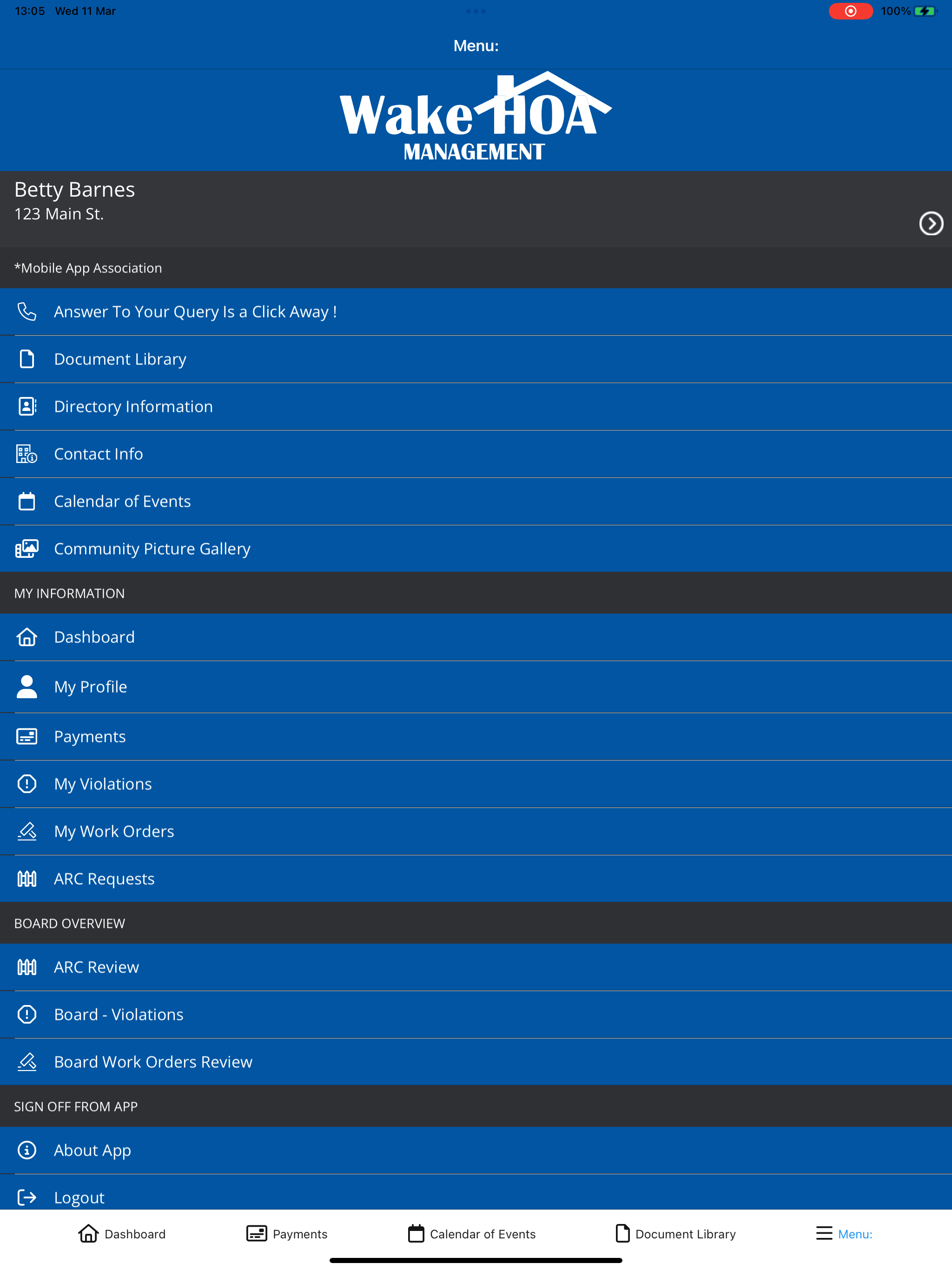 Wake HOA Management screenshot 11