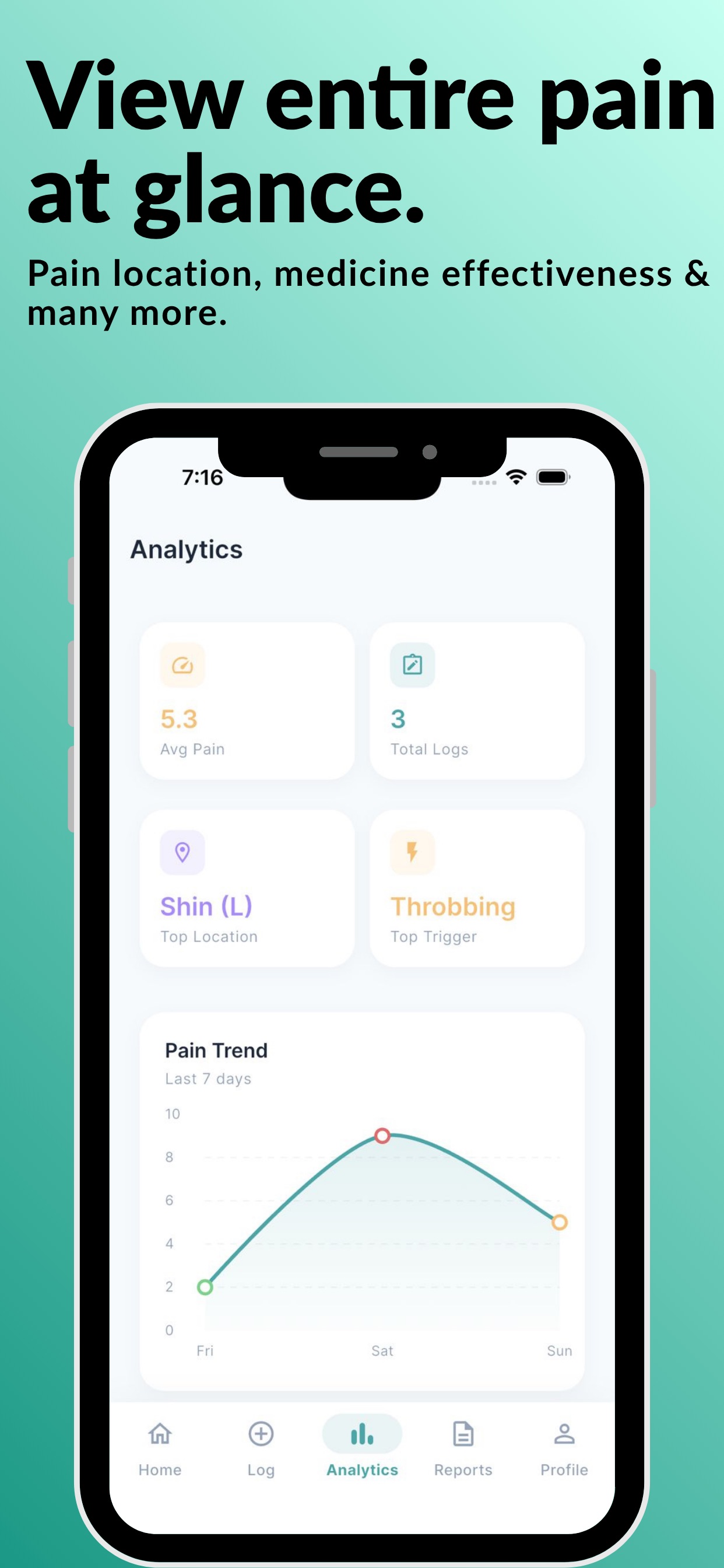 Screenshot 3 of Nerve Note - AI Pain Tracker