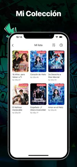 Captura de pantalla de MoboDrama - Dramas De Manga IA en iPhone 1