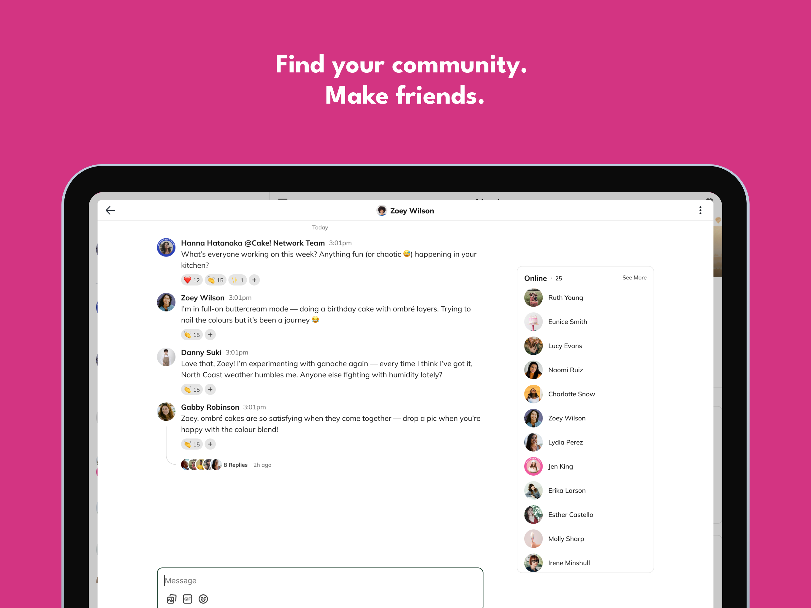 Cake! Network screenshot 7