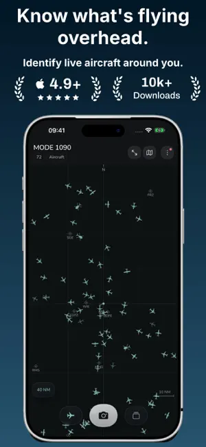 MODE 1090: Flight Tracker screenshot 1