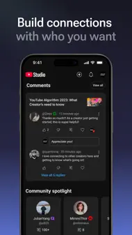 YouTube Studio iphone bilder 4