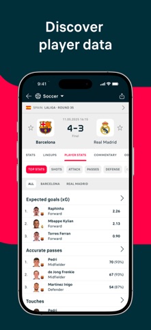 Flashscore: Live Scores & News iPhone screenshot 10