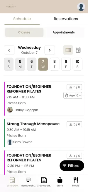 Pilates Barn screenshot 1