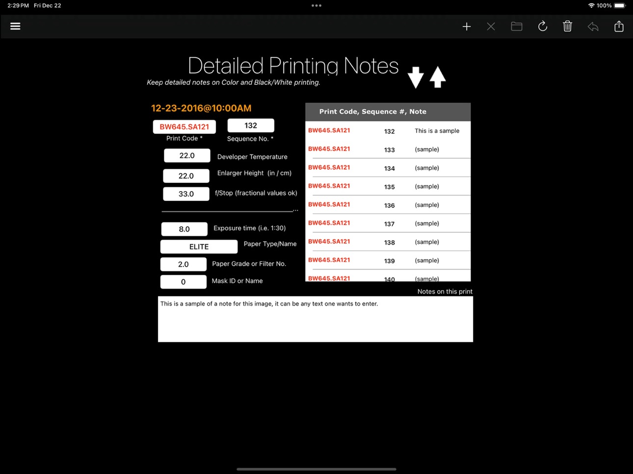 Screenshot 2 of Darkroom Wizard
