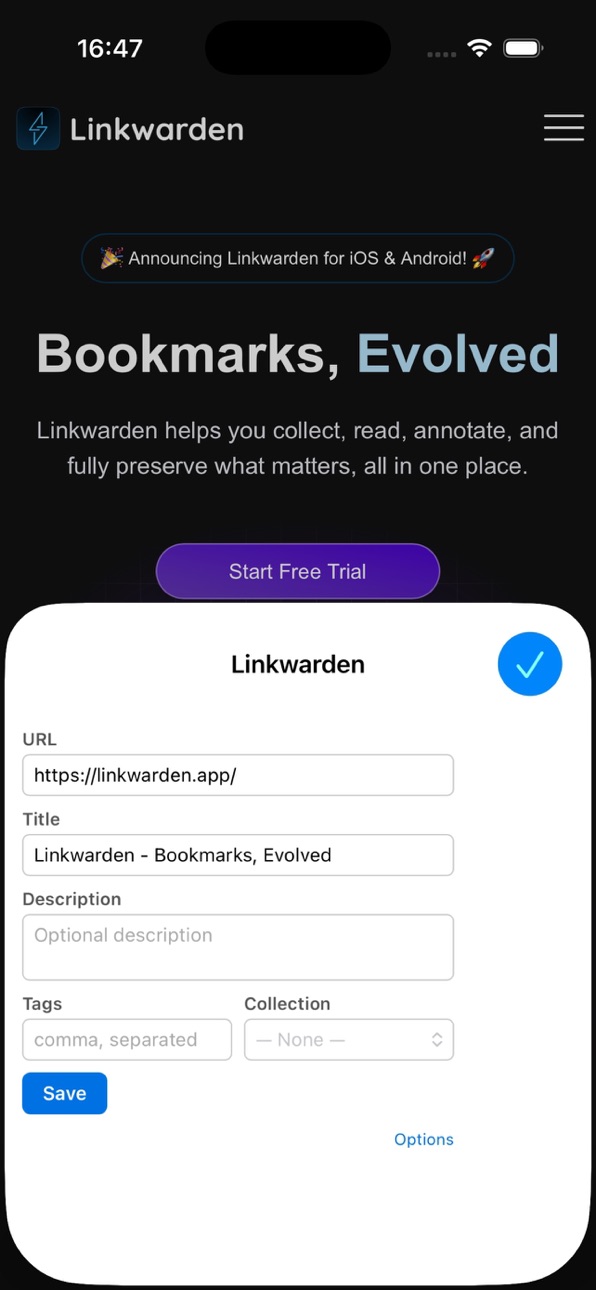 iPhone screenshot