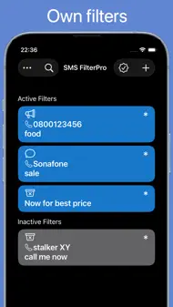 SMS FilterPro iphone bilder 0