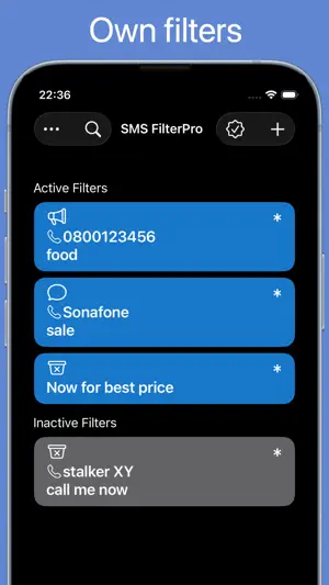 SMS FilterPro screenshot 1