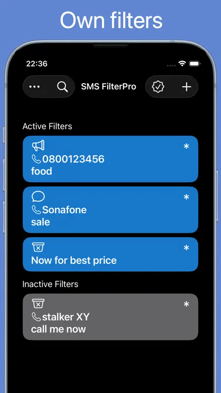 SMS FilterPro screenshot 1 of 7