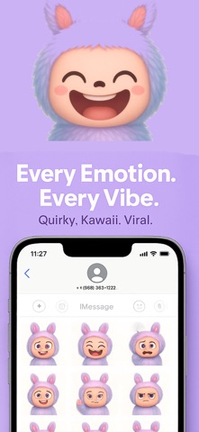 Labubu Emotes & Stickers iPhone screenshot