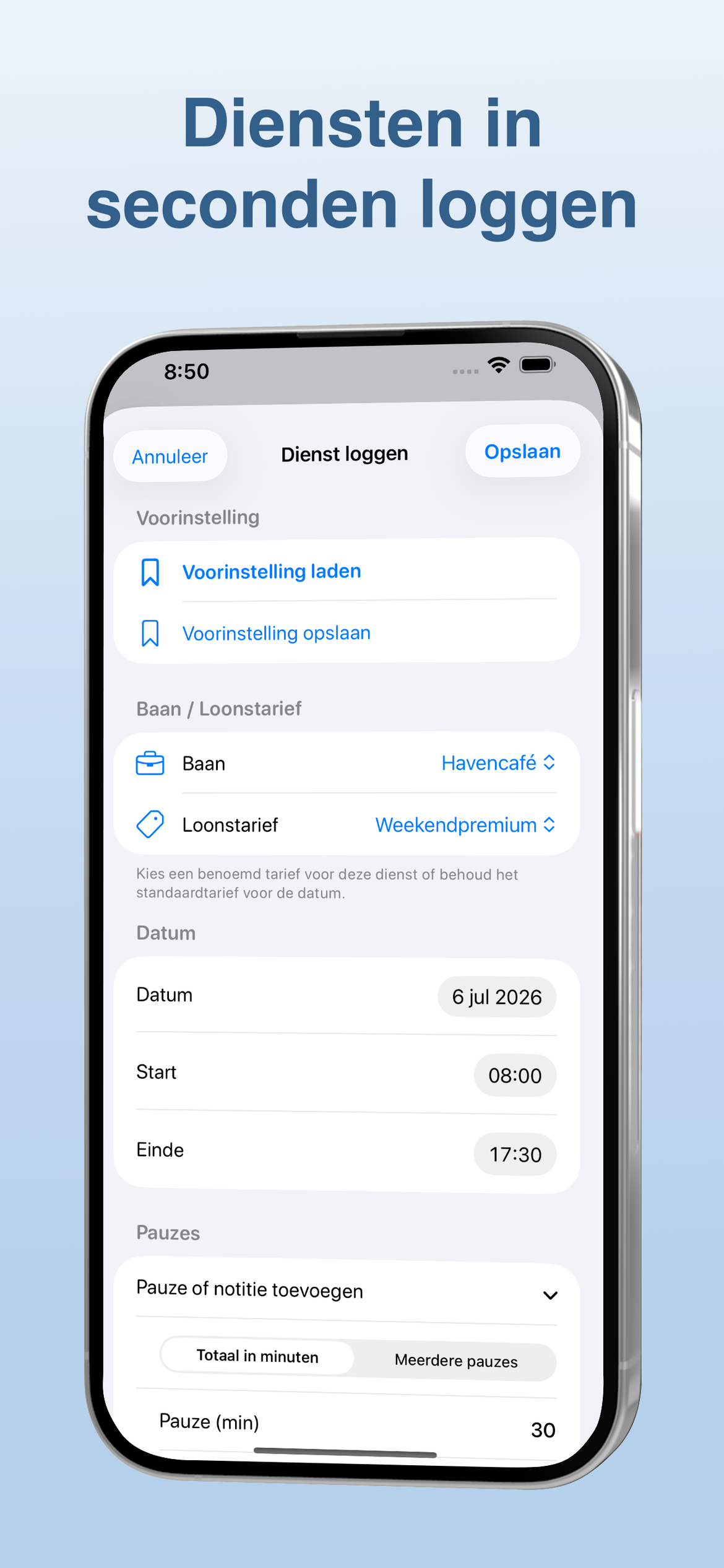ShiftBuddy app screenshot 2