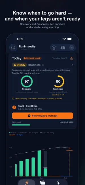 RunIntensity: Training Load screenshot 2
