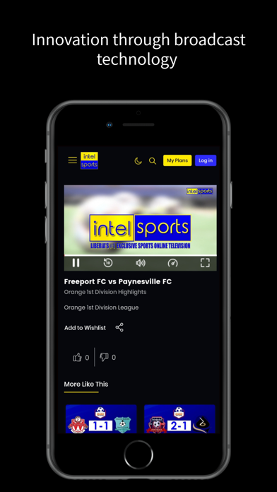 Intel Sports Screenshot