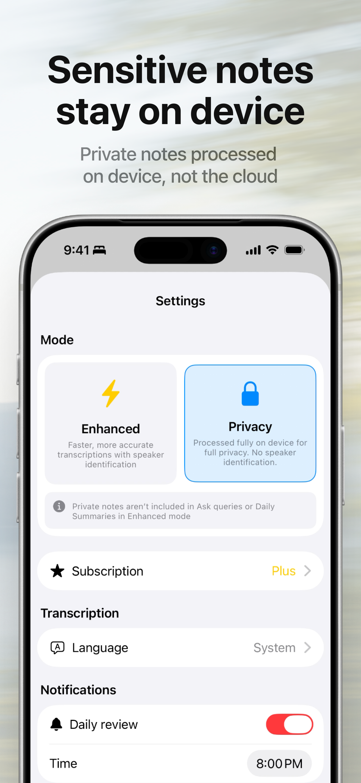 Moment Notes: AI Voice Memos