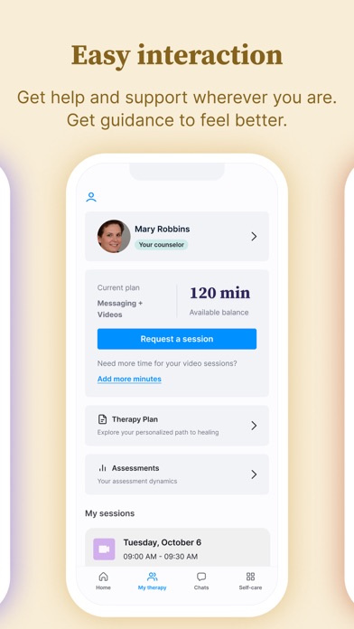 Calmerry: Talk to a Therapist Screenshot