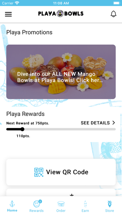Playa Bowls Rewards Screenshot