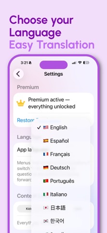 Would You Rather Gametime AI iPhone screenshot